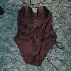 Wolf & Whistle Cut Out One Piece Swim Suit sz 10